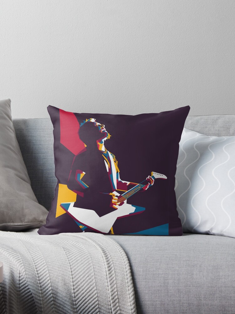 Thumbnail 1 of 4, Pillow, James Pop Art designed and sold by hellofanverse.