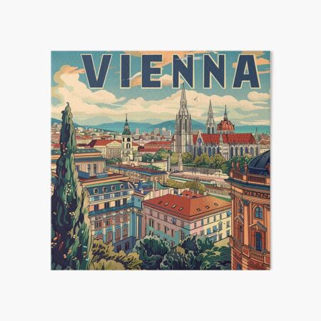 Item preview, Vienna Print Vienna Art  designed and sold by nomiraclehere.