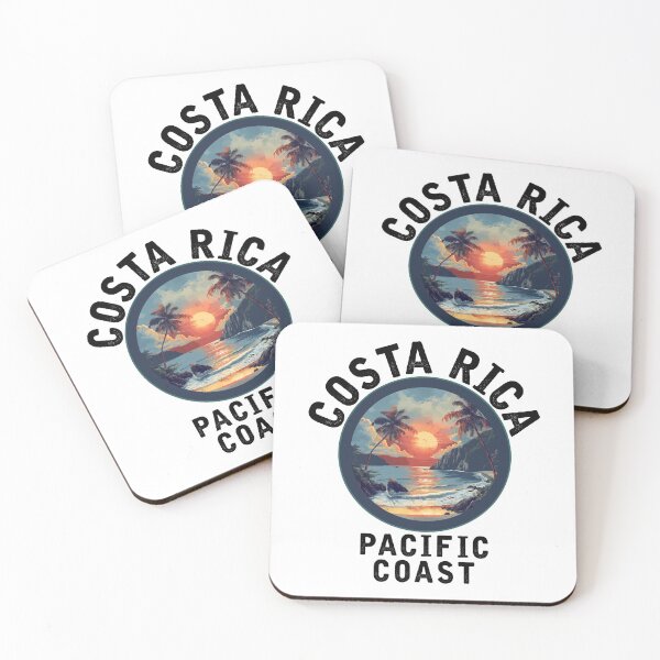 Item preview, Costa Rica - Pacific Coast (with Black Lettering) designed and sold by VelvetRoom.