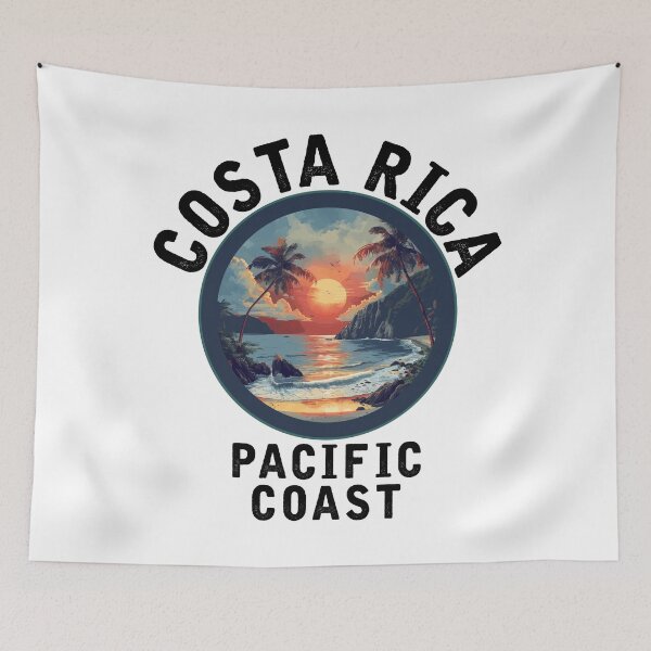 Item preview, Costa Rica - Pacific Coast (with Black Lettering) designed and sold by VelvetRoom.