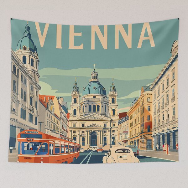 Item preview, Vienna Print Vienna Art  designed and sold by nomiraclehere.