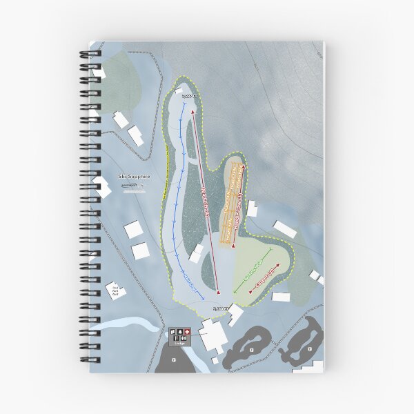 Item preview, Ski Sapphire Resort Trail Map designed and sold by Mapsynergy.