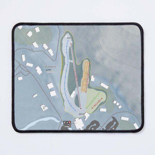 Item preview, Ski Sapphire Resort Trail Map designed and sold by Mapsynergy.
