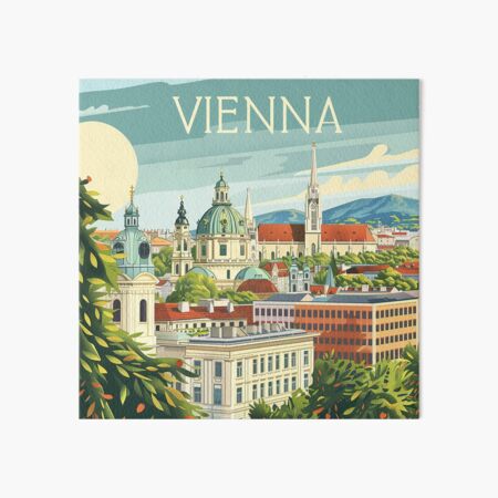 Item preview, Vienna Print Vienna Art  designed and sold by nomiraclehere.