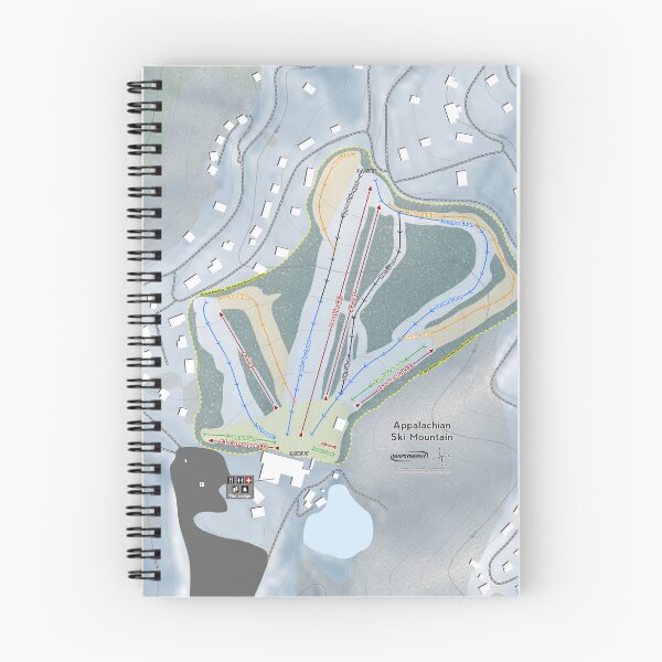 Item preview, Appalachian Ski Mountain Resort Trail Map designed and sold by Mapsynergy.