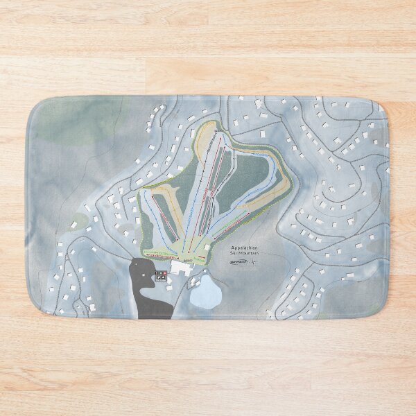 Item preview, Appalachian Ski Mountain Resort Trail Map designed and sold by Mapsynergy.