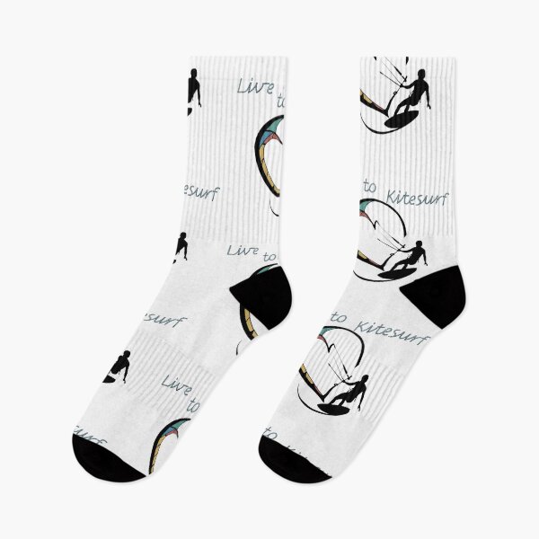 Item preview, Kitesurfing Heart Silhouette - Live to Kitesurf Design  designed and sold by StyleFused.