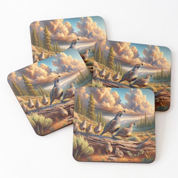 Item preview, California Quail Family designed and sold by M-Y-A-R-T-.