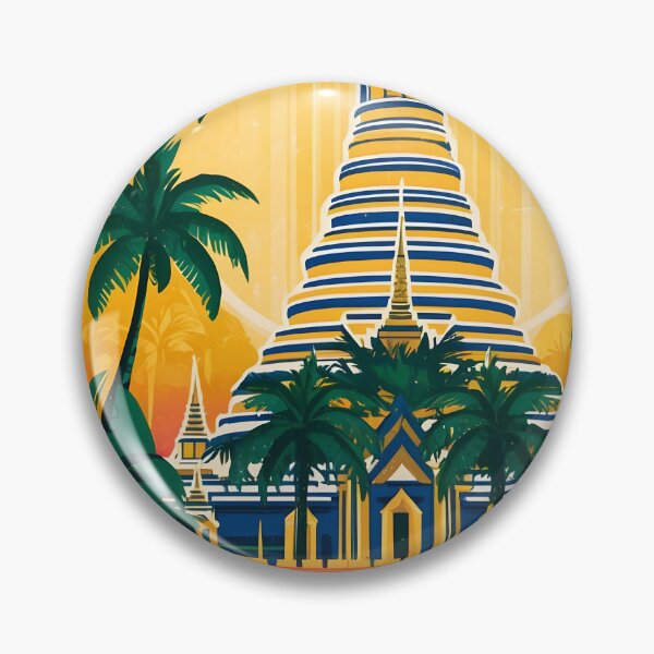 Item preview, Samut Prakan Thailand Vintage Travel Tourism designed and sold by TravelersGems.