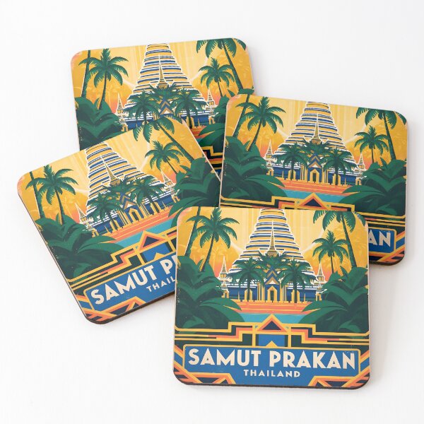 Item preview, Samut Prakan Thailand Vintage Travel Tourism designed and sold by TravelersGems.