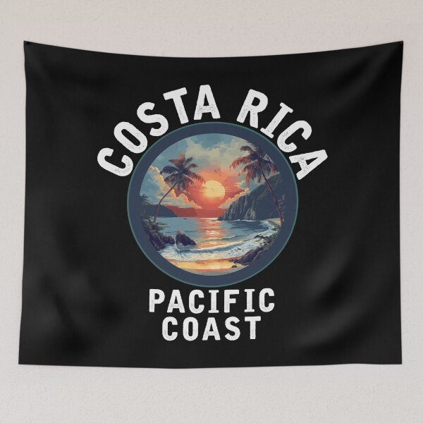 Item preview, Costa Rica - Pacific Coast (with White Lettering) designed and sold by VelvetRoom.