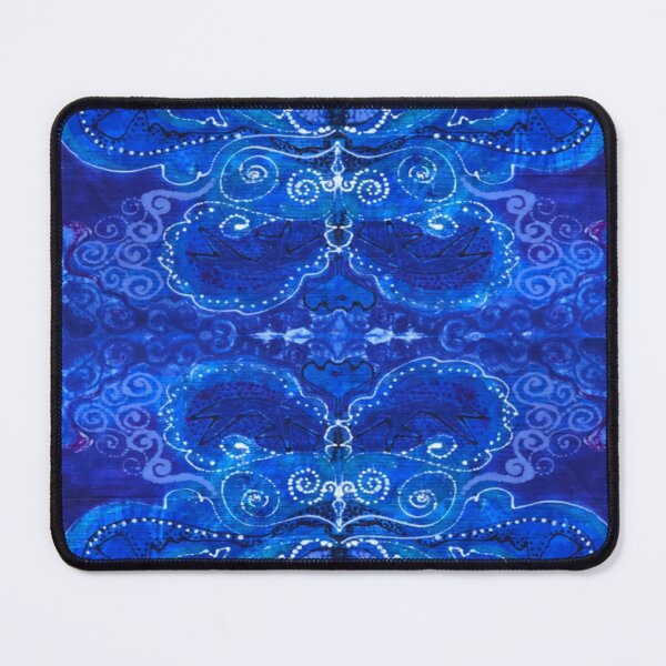 Item preview, Fantasy in shades of blue designed and sold by ricoflinn.