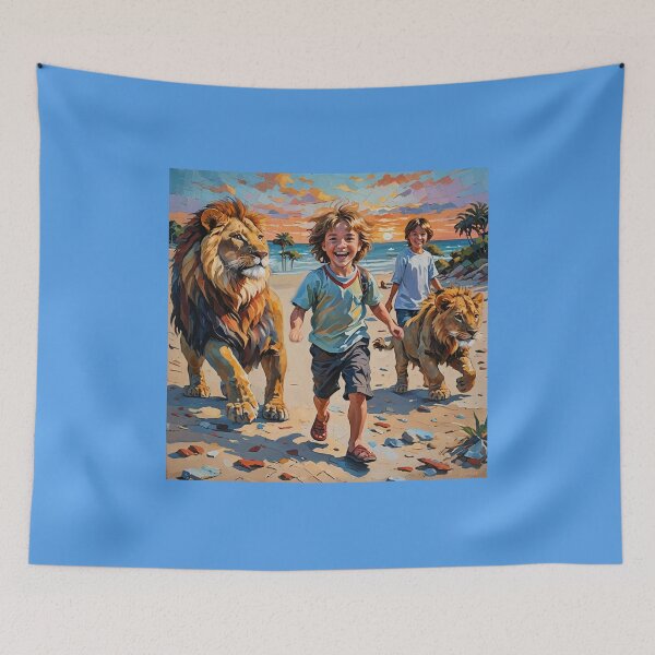 Item preview, Paradise Beach Children's Lions designed and sold by IvaRenee.