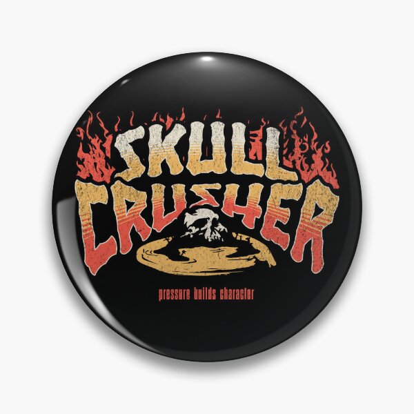 Item preview, Skull Crusher: Fiery Skull Logo - Pressure Builds Character Design designed and sold by DesignedByMarty.