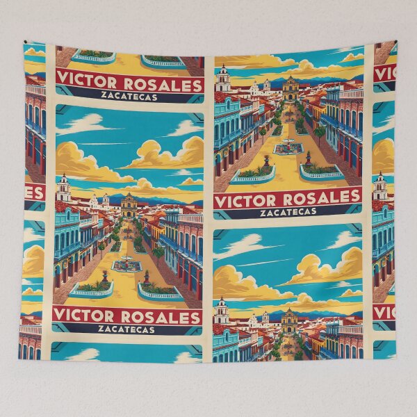 Item preview, Victor Rosales Zacatecas Mexico Vintage Travel Tourism  designed and sold by TravelersGems.