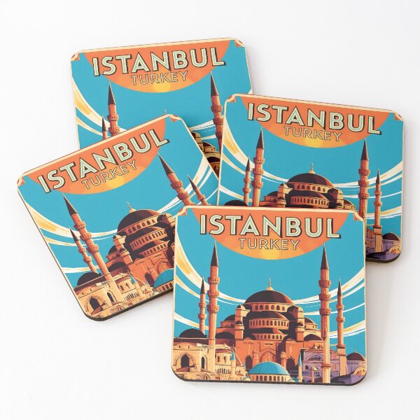 Item preview, Istanbul Turkey Vintage Travel Tourism  designed and sold by TravelersGems.