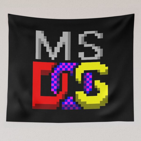 Item preview, MS DOS logo designed and sold by DOS Games.