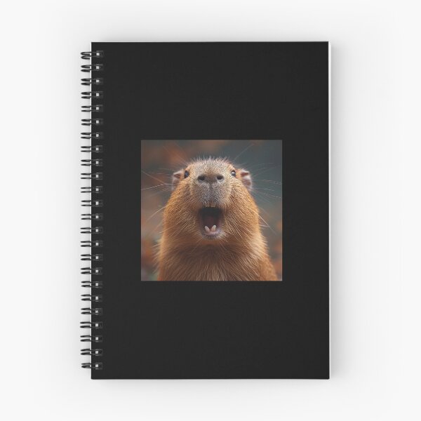 Item preview, CAPYBARA WITH SMILING FACE designed and sold by lunacoco81.