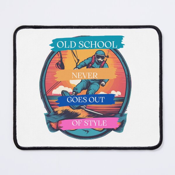 Item preview, classic 80s and 90s retro kitesurf design - old school never goes out of style designed and sold by StyleFused.