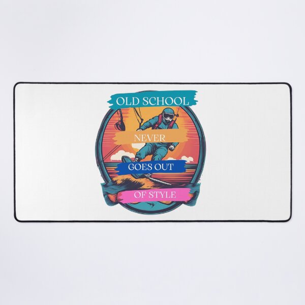 Item preview, classic 80s and 90s retro kitesurf design - old school never goes out of style designed and sold by StyleFused.