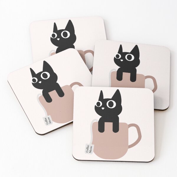 Item preview, Coffee meow designed and sold by wiecreate.