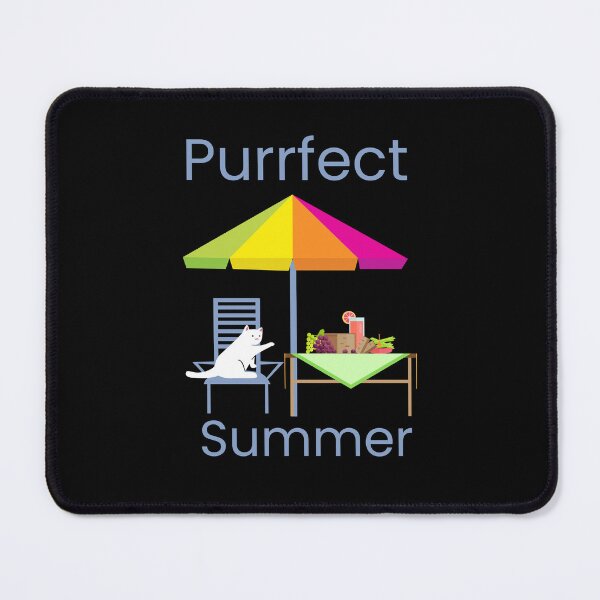 Item preview, Purrfect summer minimalistic cat food sun umbrella designed and sold by MatysDesign.