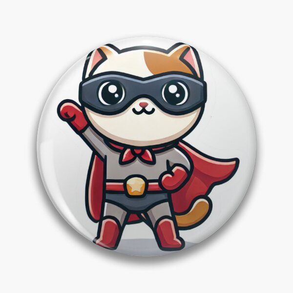 Item preview, Superhero Cat Sticker designed and sold by LMSquare.