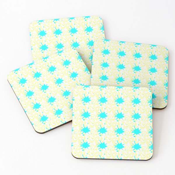 Item preview, Enchanted Azure Seamless Splatter and Swirl designed and sold by youme63.