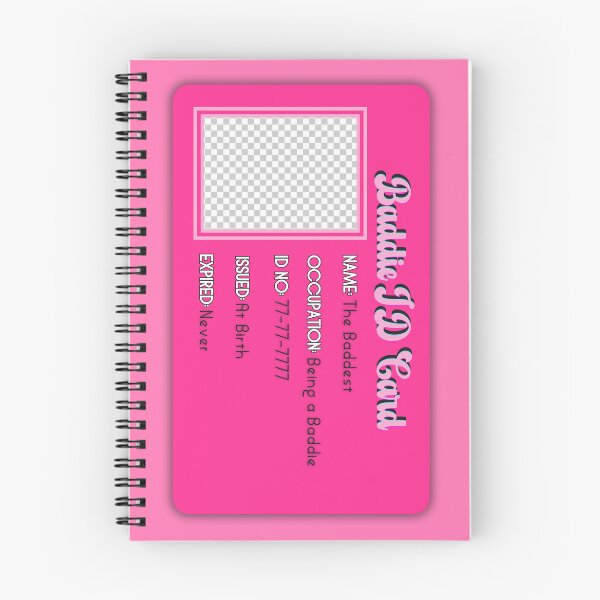 Item preview, Baddie ID Card designed and sold by SRKHDesigns.