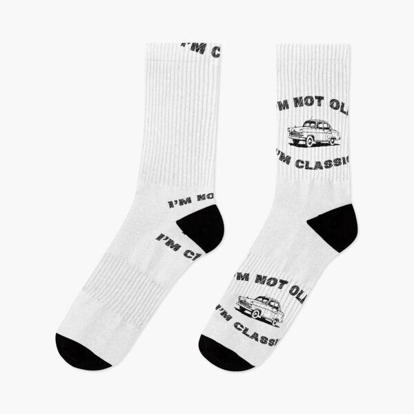 Item preview, I'm Not Old I'm Classic Funny Car Graphic. designed and sold by Trendy Treasures.