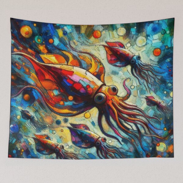 Item preview, Squids in the space - Lulas no espaço v3 designed and sold by Helios Be. Lavsh.