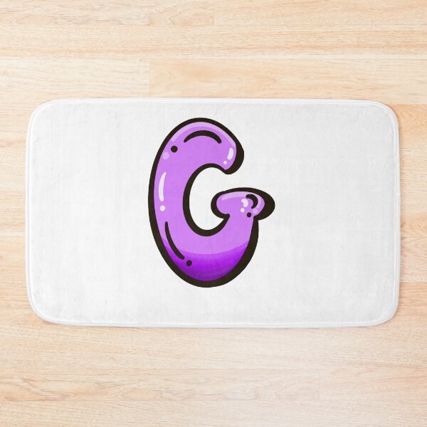 Item preview, Bubble Letter G púrpura personalizado personalizado regalos personalizados para niñas niños hombres mujeres Graffiti letra G designed and sold by Artonmytee.