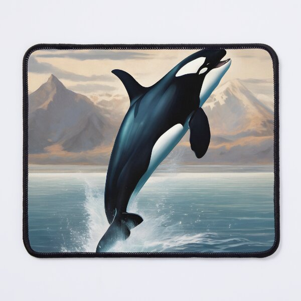Item preview, Orcinus orca jumping out of the water. designed and sold by Vetagio.
