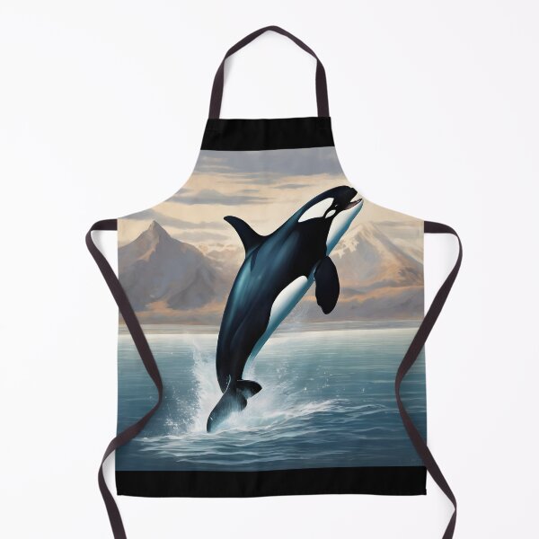 Item preview, Orcinus orca jumping out of the water. designed and sold by Vetagio.