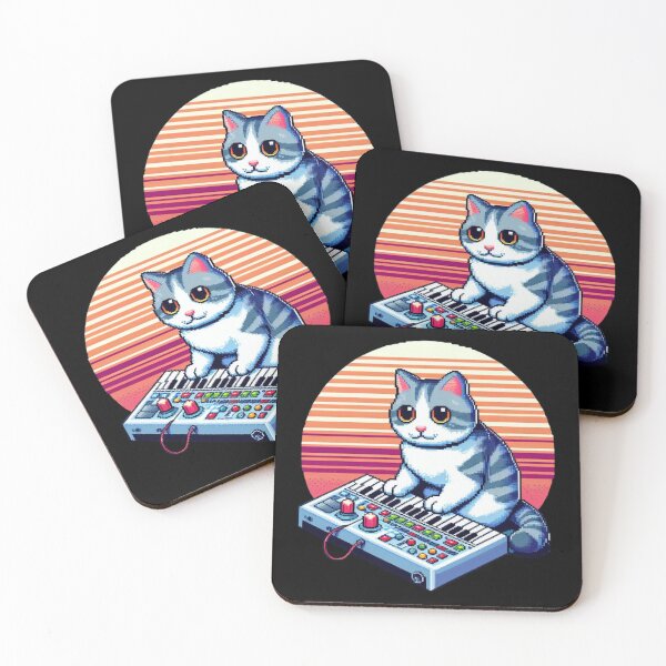 Item preview, 8-Bit Synth Cat number 1 designed and sold by MarandSviet.