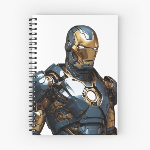 Item preview, "Futuristic Armored Robot with Golden and Blue Accents" designed and sold by ROHIT GUPTA.