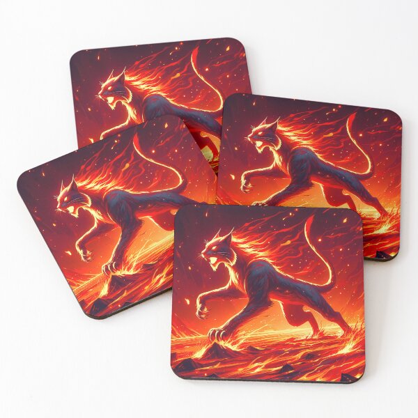 Item preview, Lava Fire Lynx, Ai Generated Art  designed and sold by ACC .