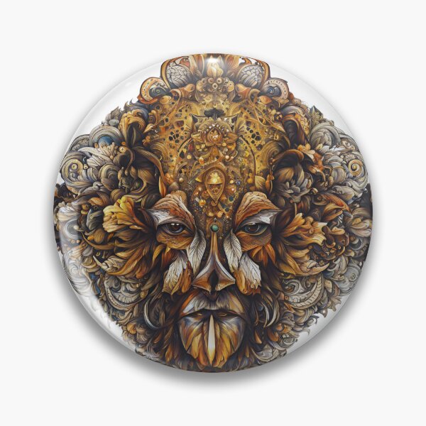 Item preview, Intrigue your senses with Auric Enigma, a captivating abstract design featuring a golden head. designed and sold by FitEnvy.