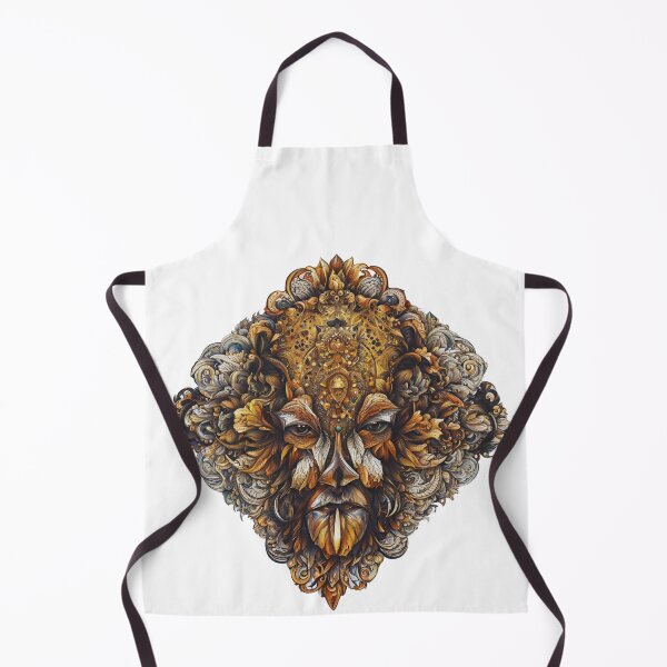 Item preview, Intrigue your senses with Auric Enigma, a captivating abstract design featuring a golden head. designed and sold by FitEnvy.
