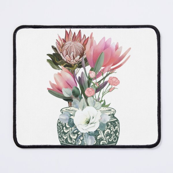 Item preview, Vase of proteas and Lisianthus designed and sold by Yeyishop.