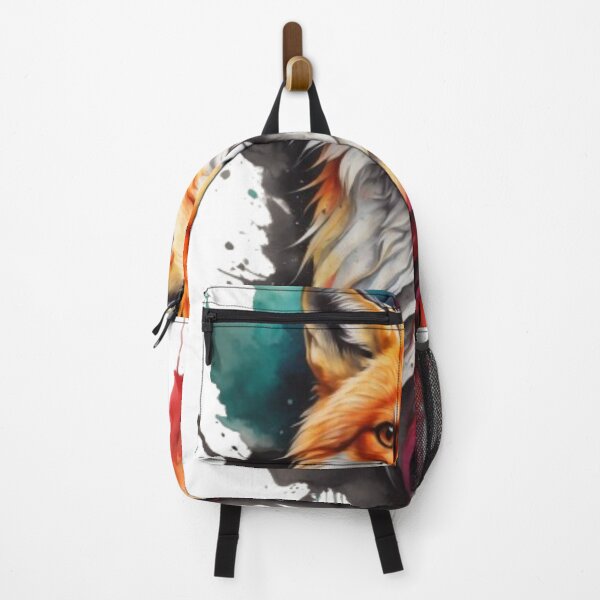 Item preview, "Vibrant Fox Watercolor Portrait" designed and sold by ROHIT GUPTA.