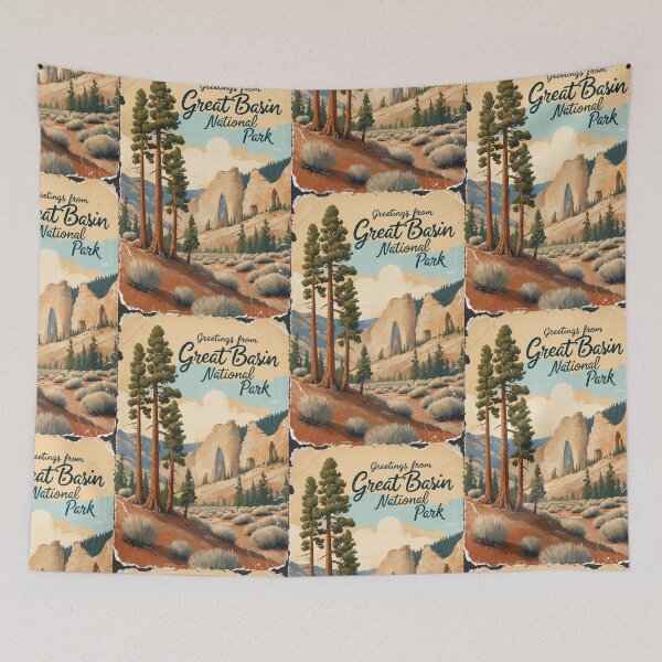 Item preview, Great Basin National Park Postcard Vintage Retro Travel Vintage designed and sold by TravelPostcardGems.