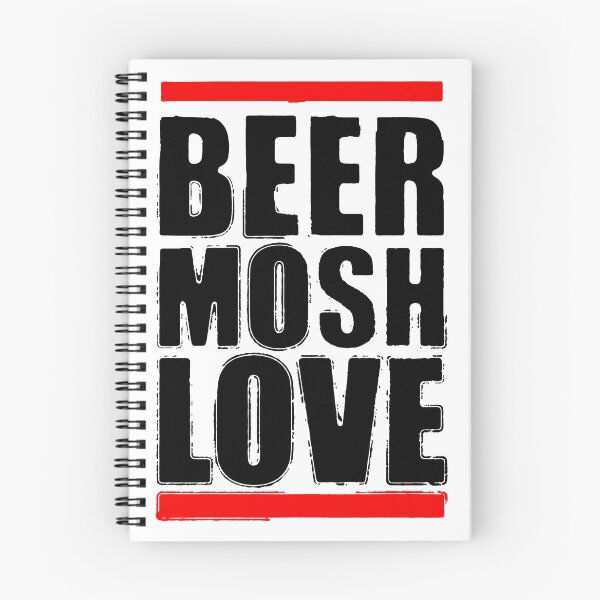Item preview, beer mosh love black letters designed and sold by manuvila.