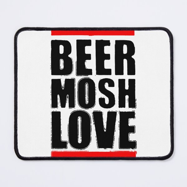Item preview, beer mosh love black letters designed and sold by manuvila.