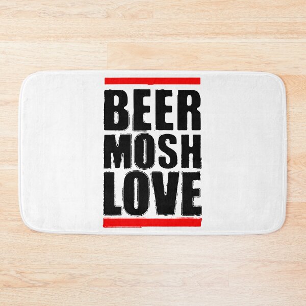 Item preview, beer mosh love black letters designed and sold by manuvila.