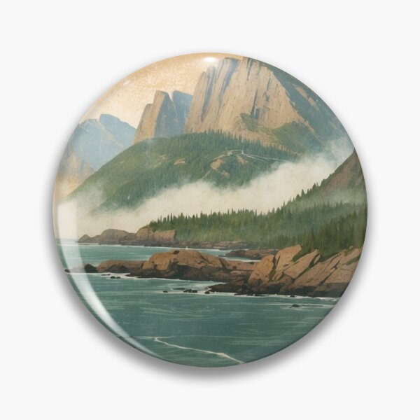 Item preview, Acadia National Park Postcard Vintage Retro Travel Vintage designed and sold by TravelPostcardGems.