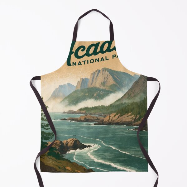 Item preview, Acadia National Park Postcard Vintage Retro Travel Vintage designed and sold by TravelPostcardGems.