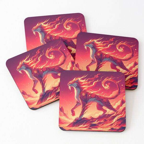 Item preview, Lava Fire Lynx, Ai Generated Art  designed and sold by ACC .