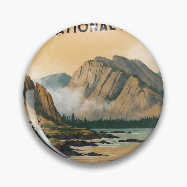 Item preview, Acadia National Park Postcard Vintage Retro Travel Vintage designed and sold by TravelPostcardGems.