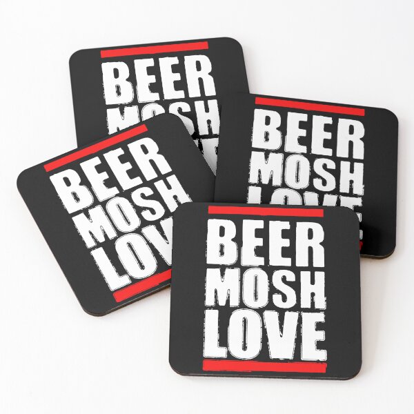 Item preview, beer mosh love white letters designed and sold by manuvila.